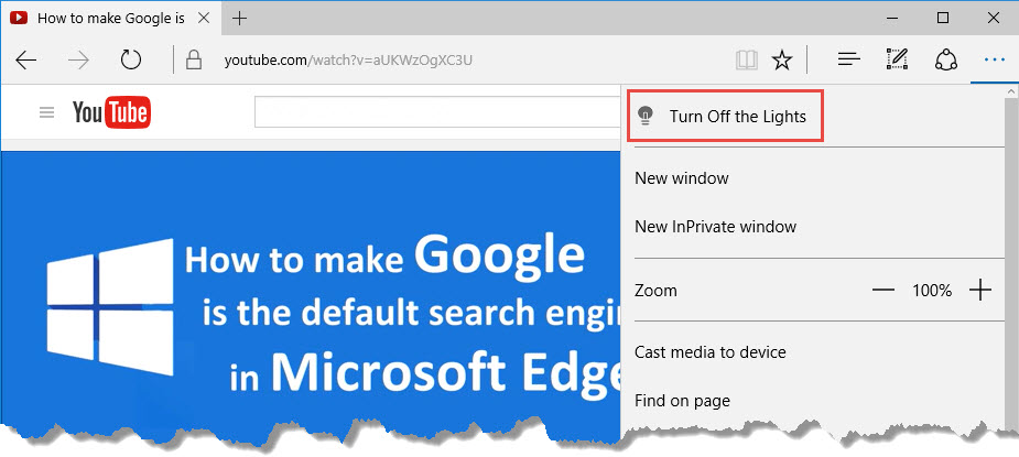 How to Turn off the light when watching video in Microsoft Edge (21).jpg